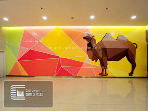 淄博城世藝術工廠墻繪作品 銀泰城